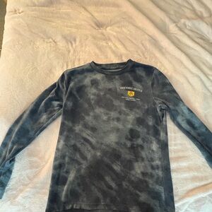 Abercrombie & Fitch Black Pullover with Yellow Shield Logo